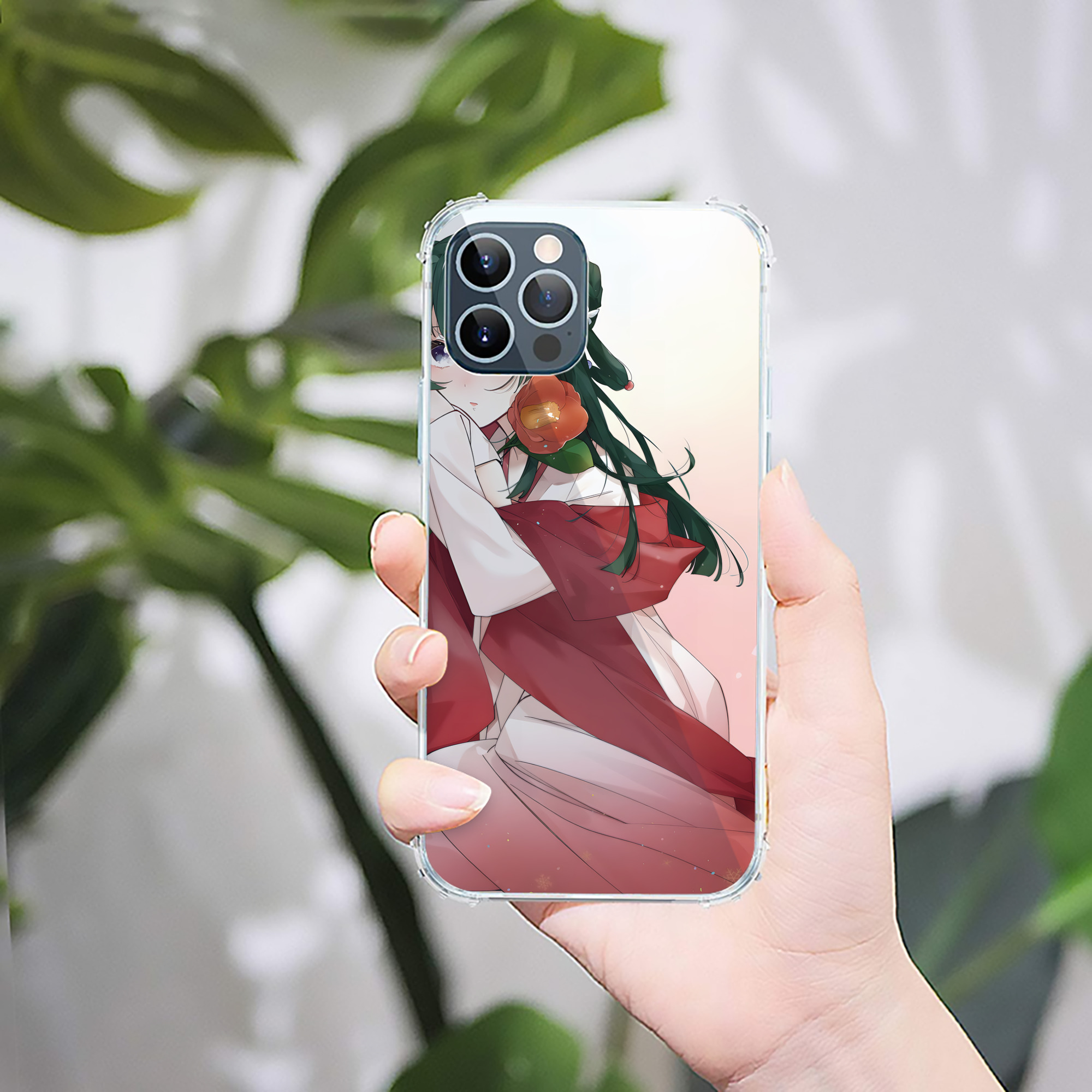 （画像用） 薬屋のひとりごと The Apothecary Diaries 【iPhone 12シリーズ対応】透明スマホケース（クリアソフトケース）